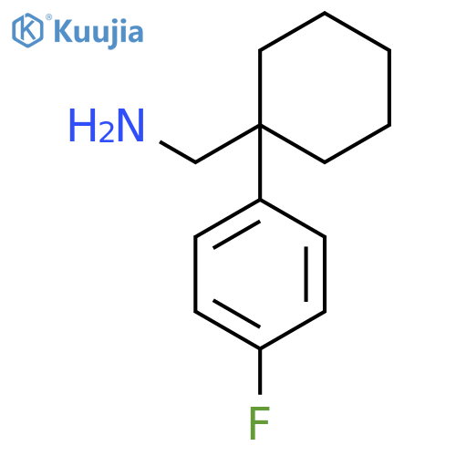 1-(4-Fluorophenyl)cyclohexanemethanamine structure