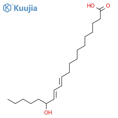 11,13-Eicosadienoicacid, 15-hydroxy-, (11Z,13E)- structure