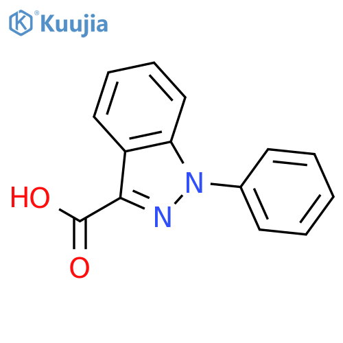 1-phenylindazole-3-carboxylic acid structure