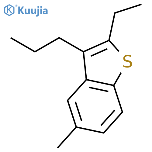 Benzo[b]thiophene, 2-ethyl-5-methyl-3-propyl- structure