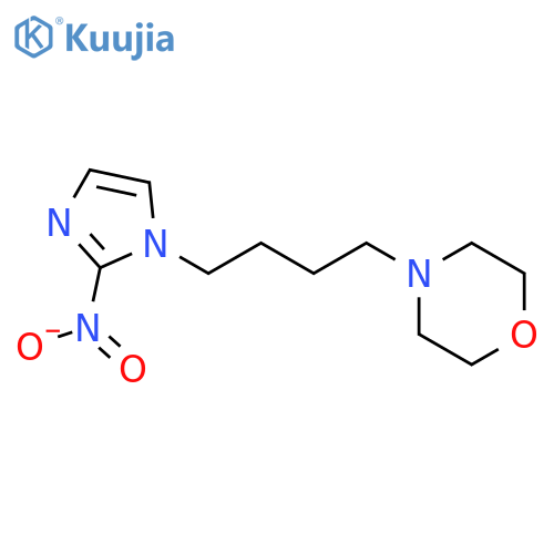 4-[4-(2-nitroimidazol-1-yl)butyl]morpholine structure