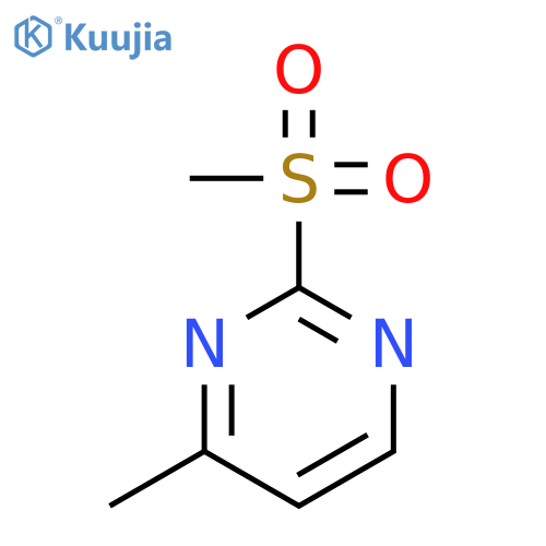 4-Methyl-2-(methylsulfonyl)pyrimidine structure