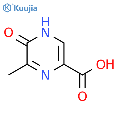 6-Methyl-5-oxo-4,5-dihydropyrazine-2-carboxylic acid structure