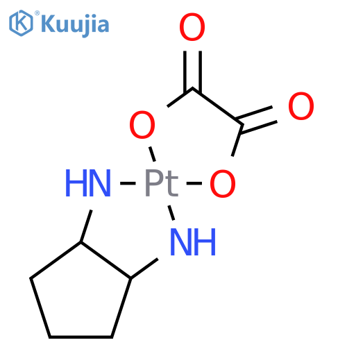 (2-azanidylcyclopentyl)azanide;oxalic Acid;platinum(2+) structure