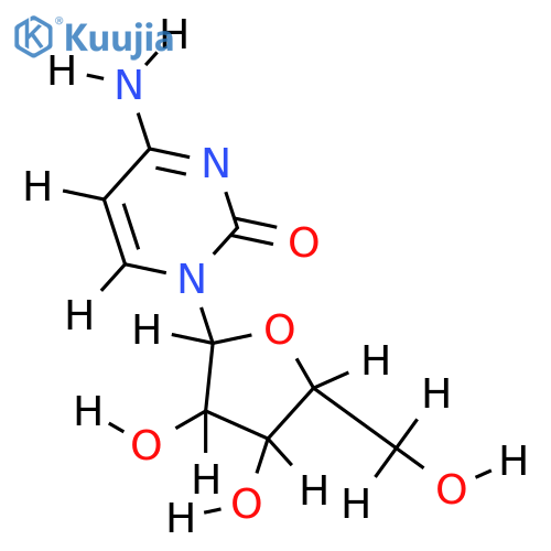 1-alpha-D-Xylofuranosyl-NH-Cytosine structure