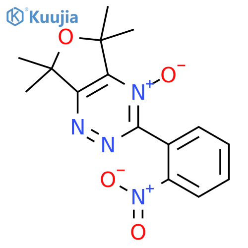 Furo[3,4-e]-1,2,4-triazine,5,7-dihydro-5,5,7,7-tetramethyl-3-(2-nitrophenyl)-, 4-oxide structure
