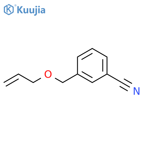3-[(prop-2-en-1-yloxy)methyl]benzonitrile structure
