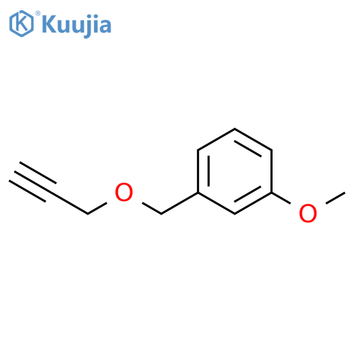 BENZENE, 1-METHOXY-3-[(2-PROPYNYLOXY)METHYL]- structure
