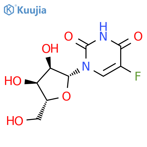 5-Fluorouridine structure
