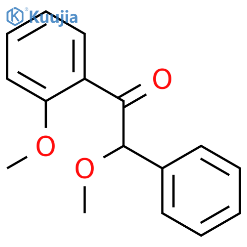 2-Methoxy-1-(2-methoxyphenyl)-2-phenylethan-1-one structure