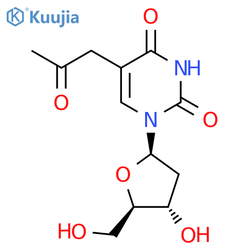 Uridine, 2'-deoxy-5-(2-oxopropyl)- structure