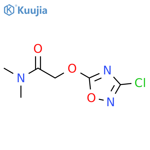 ACETAMIDE, 2-[(3-CHLORO-1,2,4-OXADIAZOL-5-YL)OXY]-N,N-DIMETHYL- structure