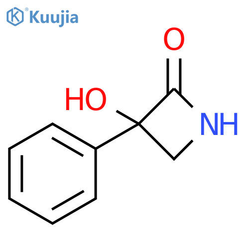 3-hydroxy-3-phenylazetidin-2-one structure
