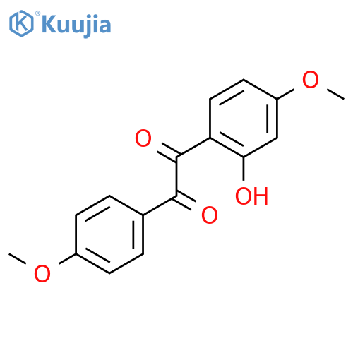 Ethanedione, (2-hydroxy-4-methoxyphenyl)(4-methoxyphenyl)- structure