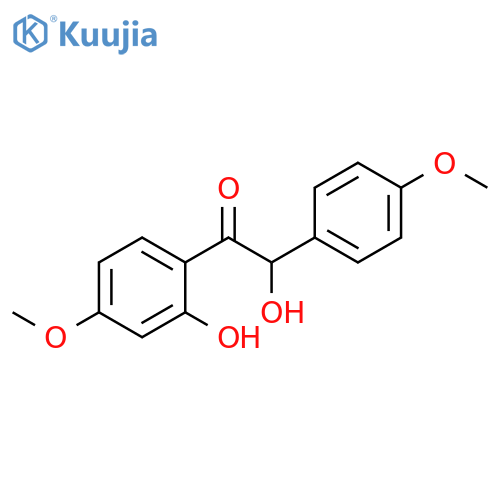 Ethanone,2-hydroxy-1-(2-hydroxy-4-methoxyphenyl)-2-(4-methoxyphenyl)- structure