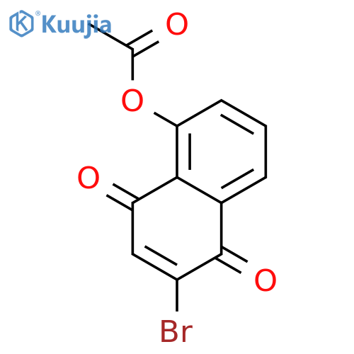 5-Acetoxy-2-bromo-1,4-naphthoquinone structure
