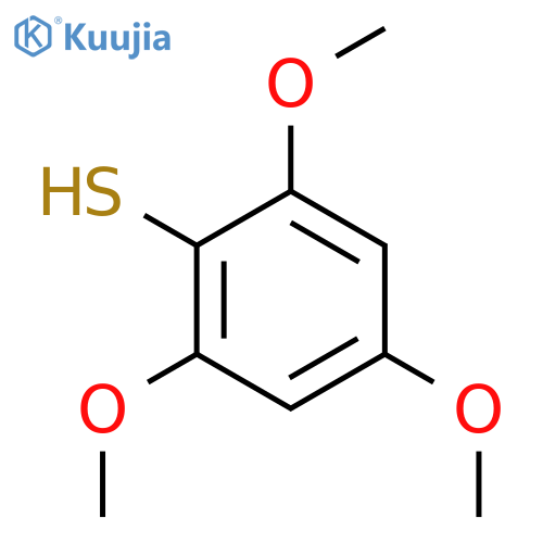 2,4,6-trimethoxybenzene-1-thiol structure
