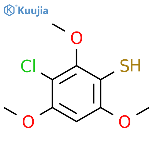 Benzenethiol, 3-chloro-2,4,6-trimethoxy- structure