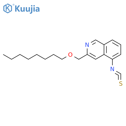 ISOQUINOLINE, 5-ISOTHIOCYANATO-3-[(OCTYLOXY)METHYL]- structure