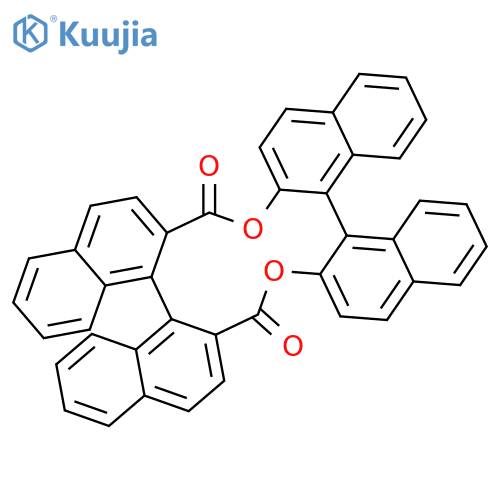 Tetranaphtho[2,1-b:1',2'-d:2'',1''-h:1''',2'''-j][1,6]dioxacyclododecin-12,25-dione, (18bS,32bS)- (9CI) structure