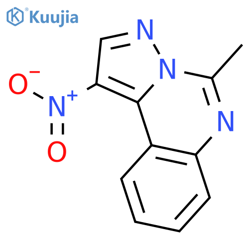 Pyrazolo[1,5-c]quinazoline, 5-methyl-1-nitro- structure