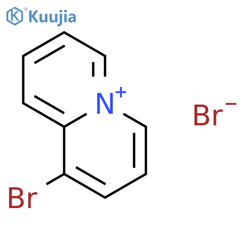 Quinolizinium, 1-bromo-, bromide structure