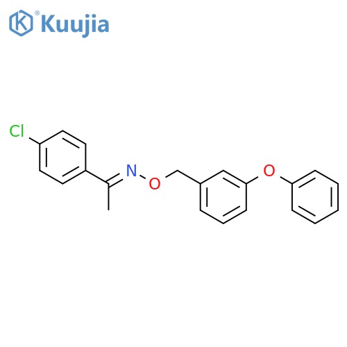 Ethanone, 1-(4-chlorophenyl)-, O-[(3-phenoxyphenyl)methyl]oxime, (E)- structure