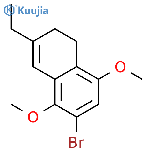 Naphthalene, 6-bromo-3-ethyl-1,2-dihydro-5,8-dimethoxy- structure