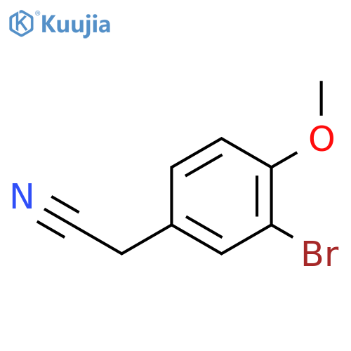 3-Bromo-4-methoxyphenylacetonitrile structure