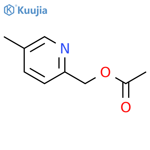 (5-methylpyridin-2-yl)methyl acetate structure
