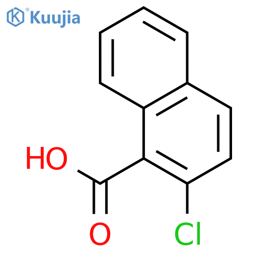 1-Naphthalenecarboxylic acid, 2-chloro- structure