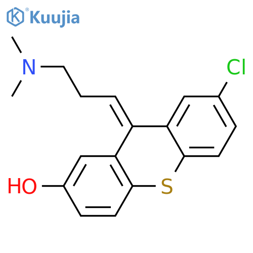9H-Thioxanthen-2-ol, 7-chloro-9-[3-(dimethylamino)propylidene]-, (Z)- structure