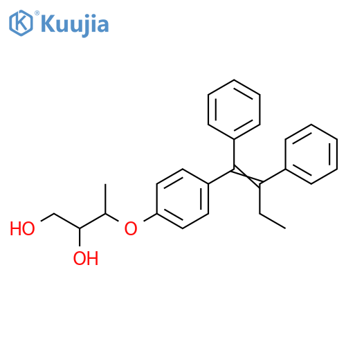 1,2-Butanediol,3-[4-(1,2-diphenyl-1-buten-1-yl)phenoxy]- structure