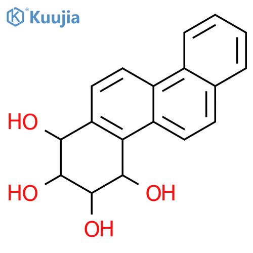 (1R,2S,3S,4R)-1,2,3,4-tetrahydrochrysene-1,2,3,4-tetrol structure