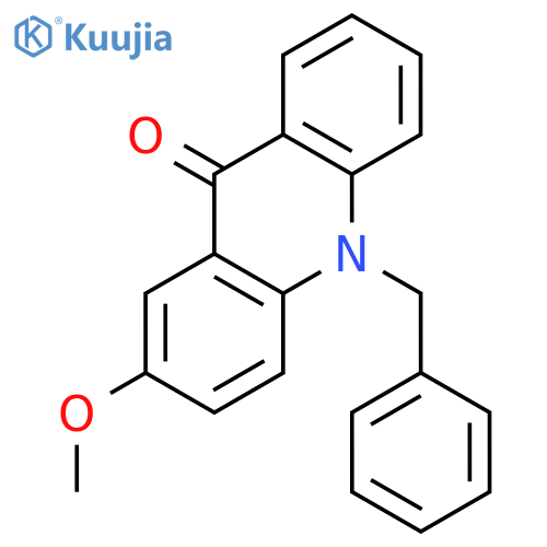 9(10H)-Acridinone, 2-methoxy-10-(phenylmethyl)- structure