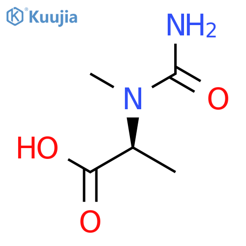 Alanine, N-(aminocarbonyl)-N-methyl- structure
