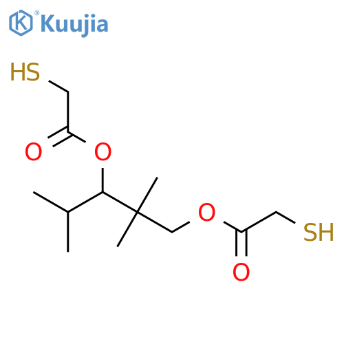 Acetic acid, mercapto-,2,2-dimethyl-1-(1-methylethyl)-1,3-propanediyl ester (9CI) structure