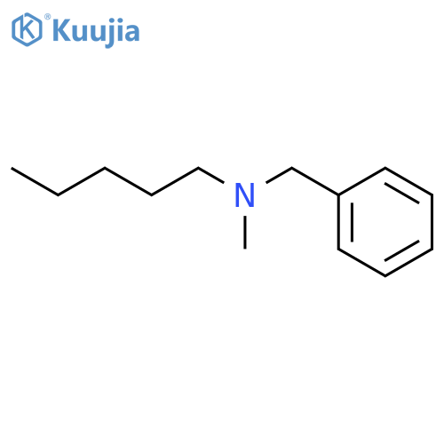 N-Benzyl-N-methylpentan-1-amine structure
