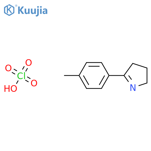 2H-PYRROLE, 3,4-DIHYDRO-5-(4-METHYLPHENYL)-, PERCHLORATE structure