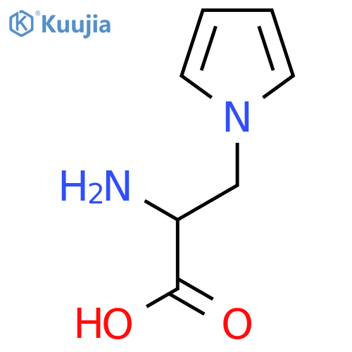 2-amino-3-(1H-pyrrol-1-yl)propanoic acid structure