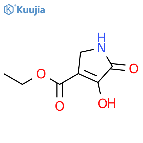 ethyl 4-hydroxy-5-oxo-2,5-dihydro-1H-pyrrole-3-carboxylate structure