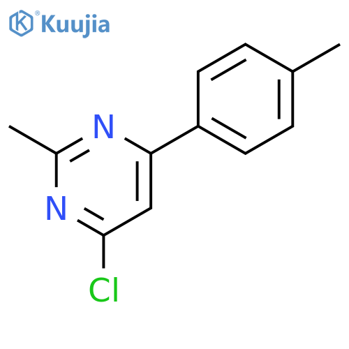 4-chloro-2-methyl-6-(p-tolyl)pyrimidine structure
