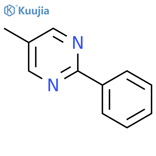 5-methyl-2-phenylpyrimidine structure
