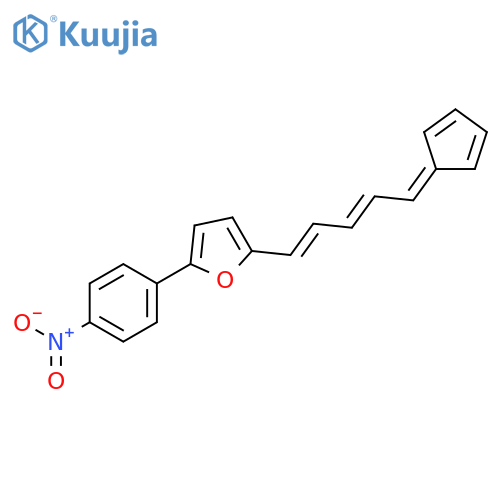 Furan,2-[5-(2,4-cyclopentadien-1-ylidene)-1,3-pentadienyl]-5-(4-nitrophenyl)- structure