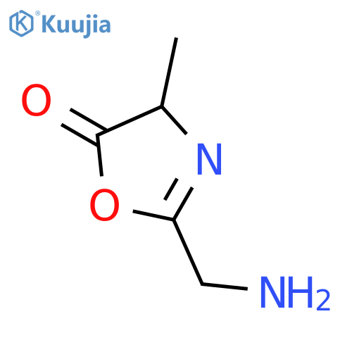 2-(Aminomethyl)-4-methyl-5(4H)-oxazolone structure