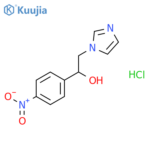 2-(1H-imidazol-1-yl)-1-(4-nitrophenyl)ethanol hydrochloride structure