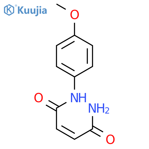2-BUTENEDIAMIDE, N-(4-METHOXYPHENYL)-, (2Z)- structure