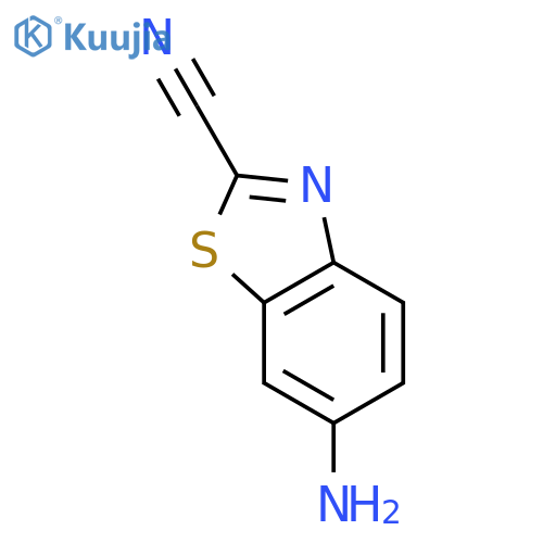 6-Amino-2-benzothiazolecarbonitrile structure