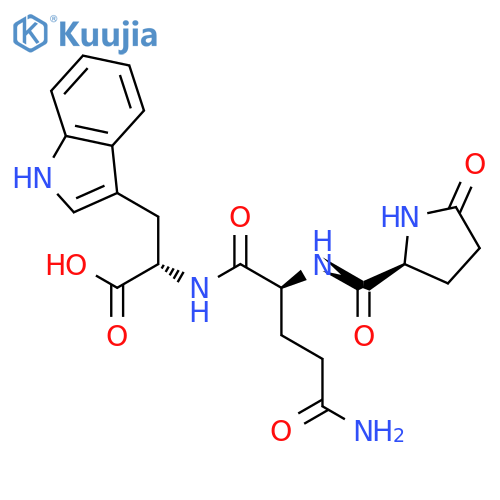 L-Tryptophan, 5-oxo-L-prolyl-L-glutaminyl- structure