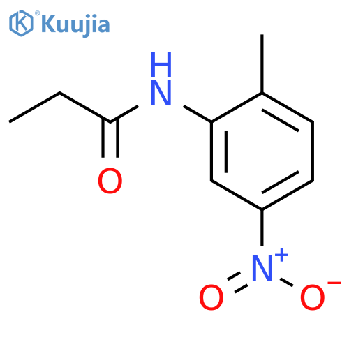 N-(2-Methyl-5-nitro-phenyl)-propionamide structure